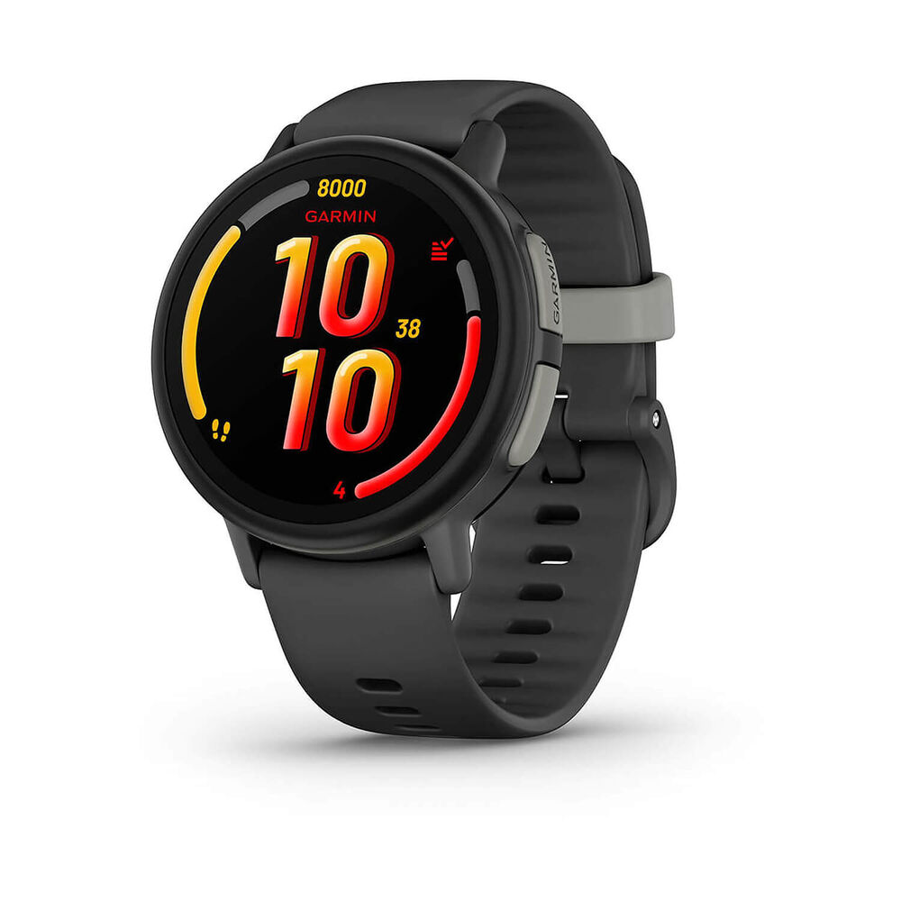 Garmin Bounce 2 43mm AMOLED Slate Grey Silicone Strap Watch