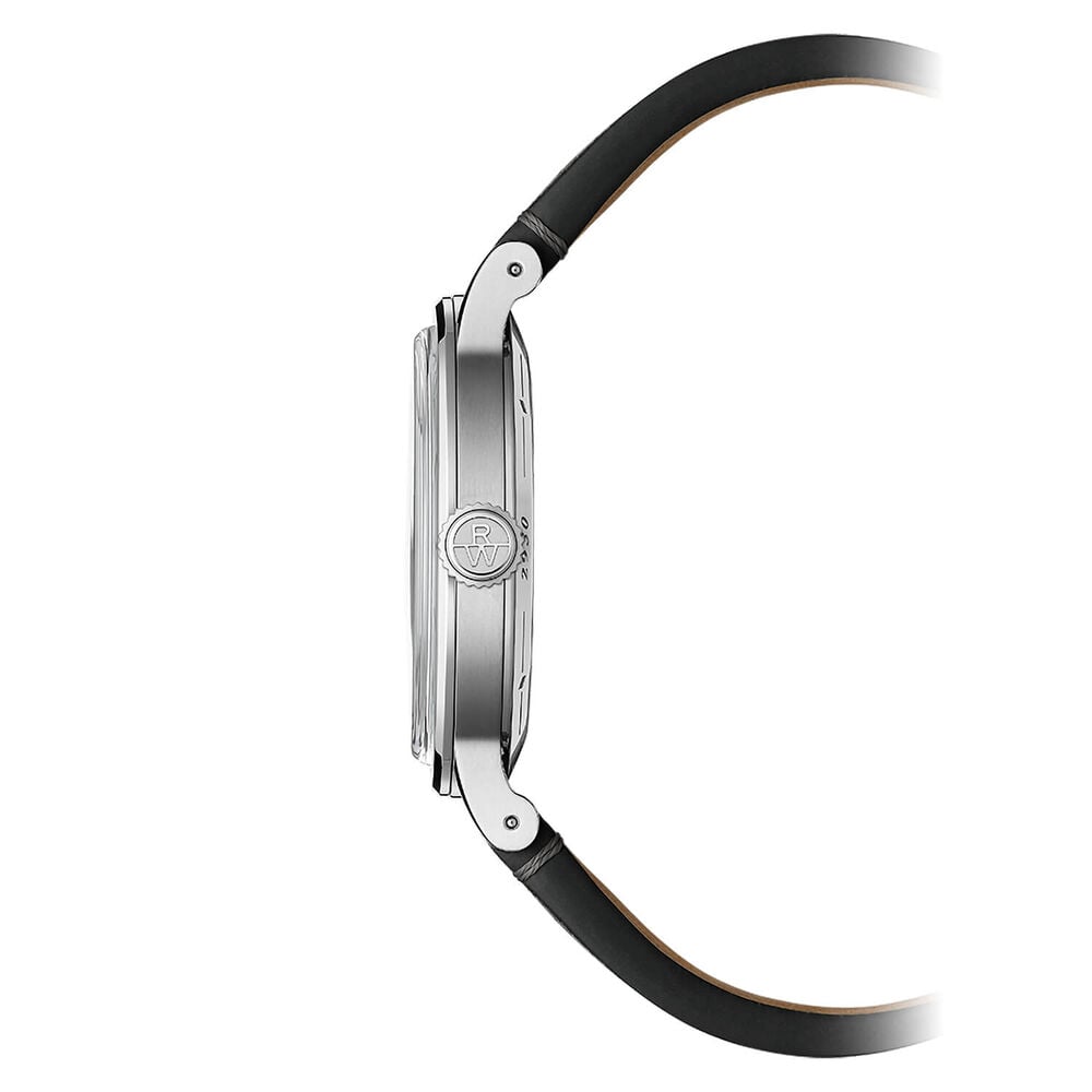 Raymond Weil Millesime 39.5mm Anthracite Dial Leather Strap Watch