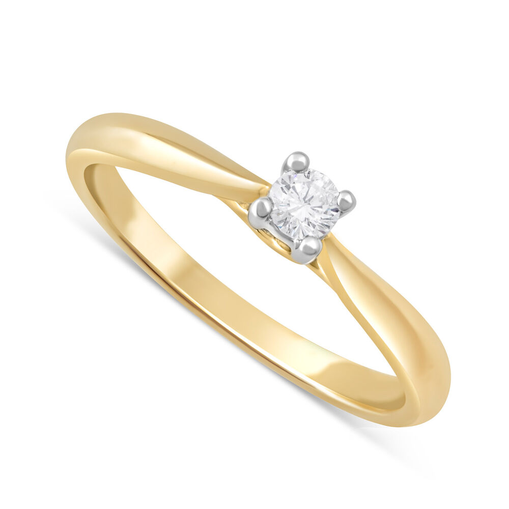 9ct Gold Solitaire Engagement Ring