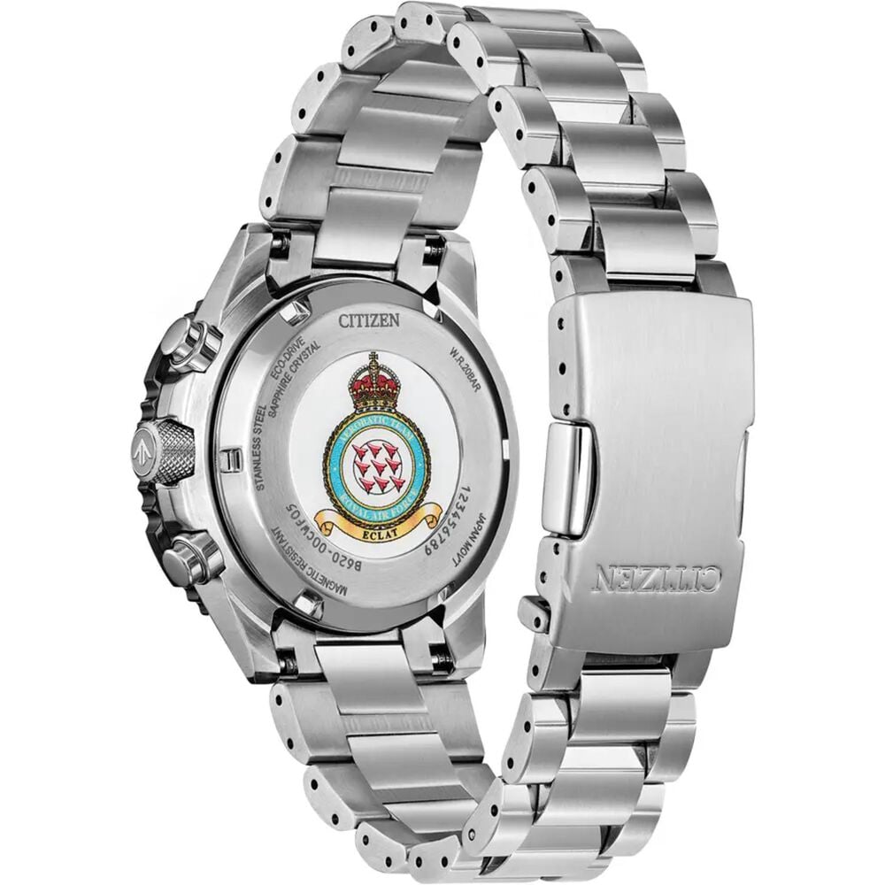 Citizen Promaster Red Arrows Air Navihawk 40mm Black Dial Steel Bracelet Watch