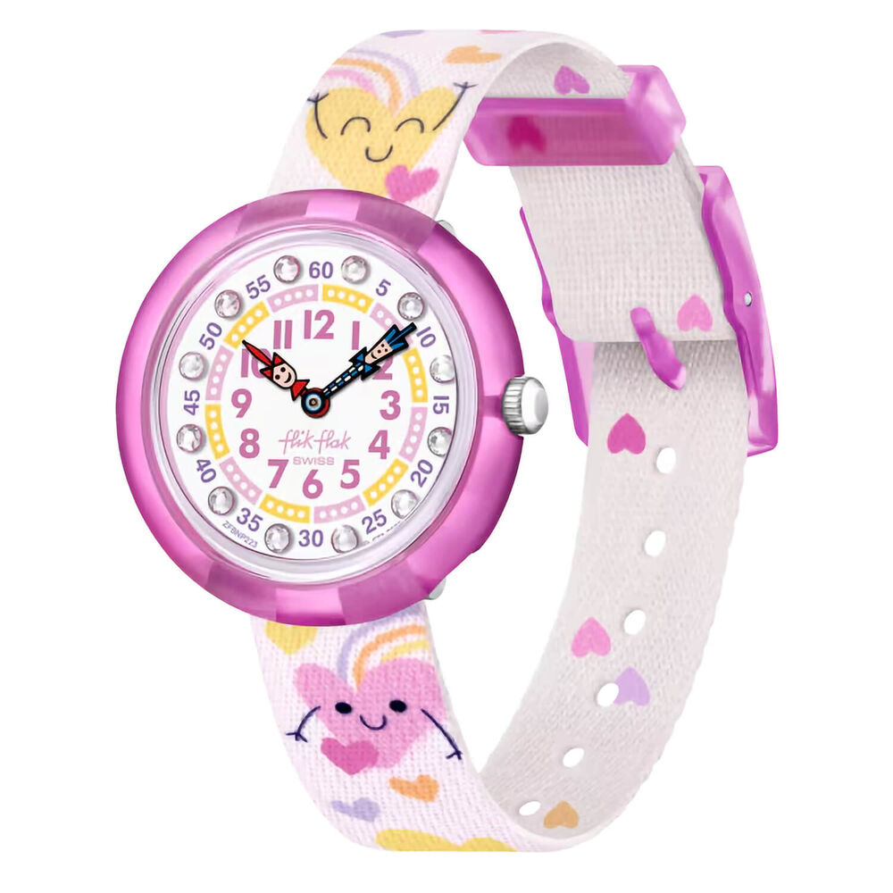 FLIK FLAK Bouncing Hearts 31.85mm Quartz Kids Watch