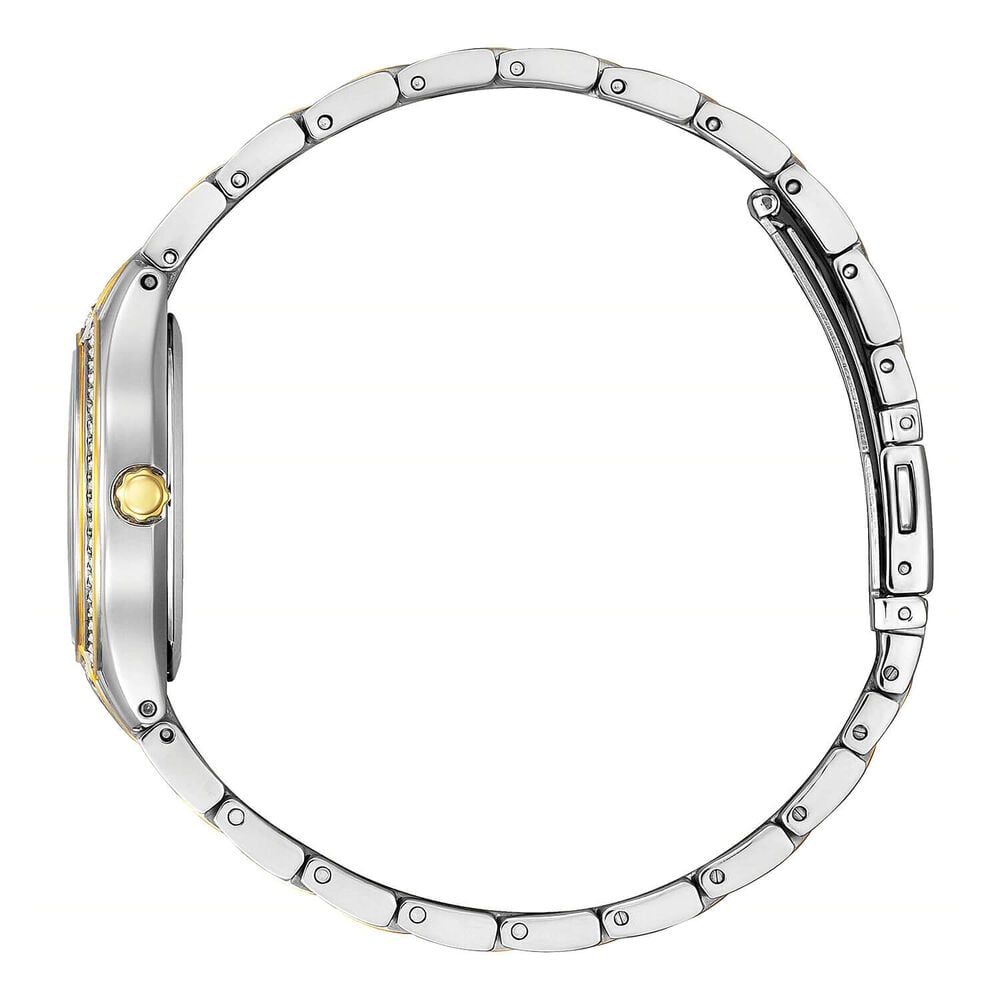 Citizen Silhouette 30mm Diamond Blue Dial Two-Tone Bracelet Watch