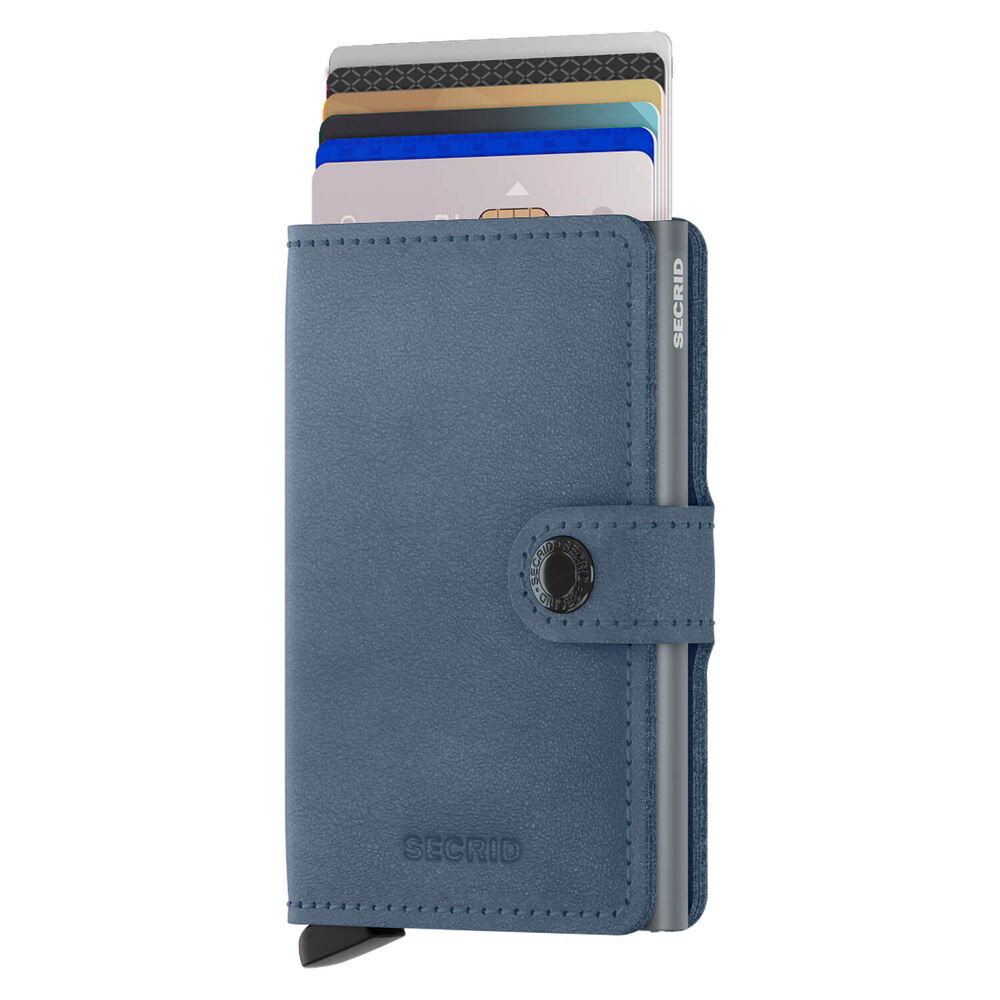 Secrid Original Ice Blue Leather Miniwallet