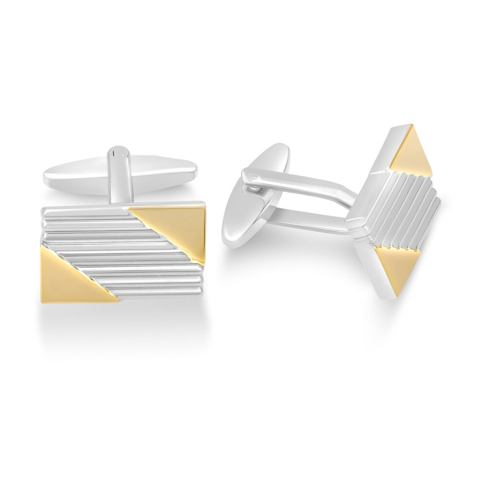Silver-plated and Gold-plated Cufflinks