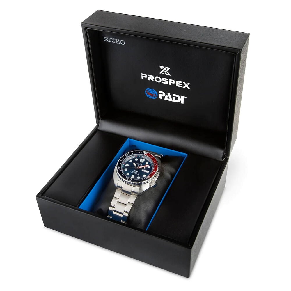 Seiko Prospex  &lsquo;Deep Blue&rsquo; Samurai Padi Special Edition 44mm Blue Dial Blue Rubber Strap Watch