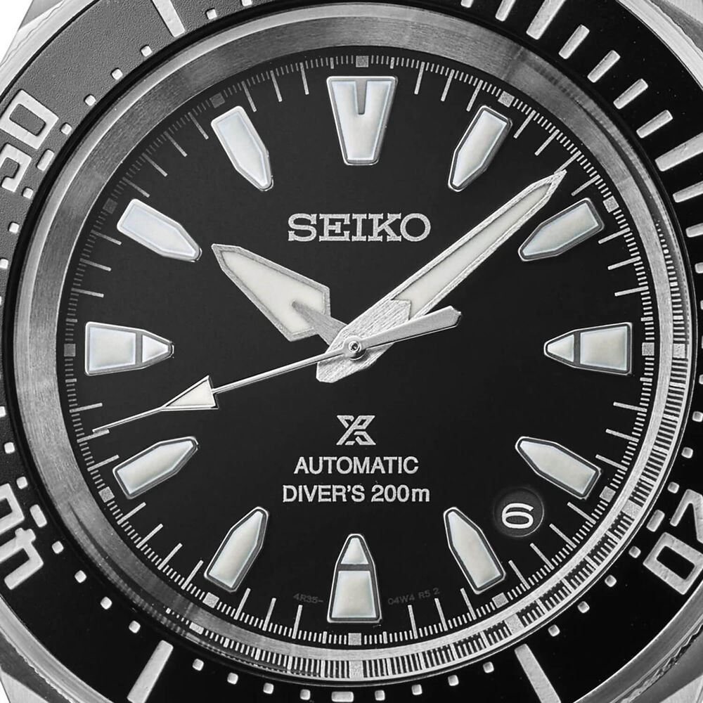 Seiko Prospex 4R 'Shog-urai' Diver 41.7mm Black Dial Stainless Steel Bracelet Watch