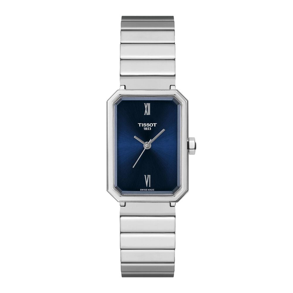 Tissot SRV 21.8mm Blue Dial Stainless Steel Bracelet Watch