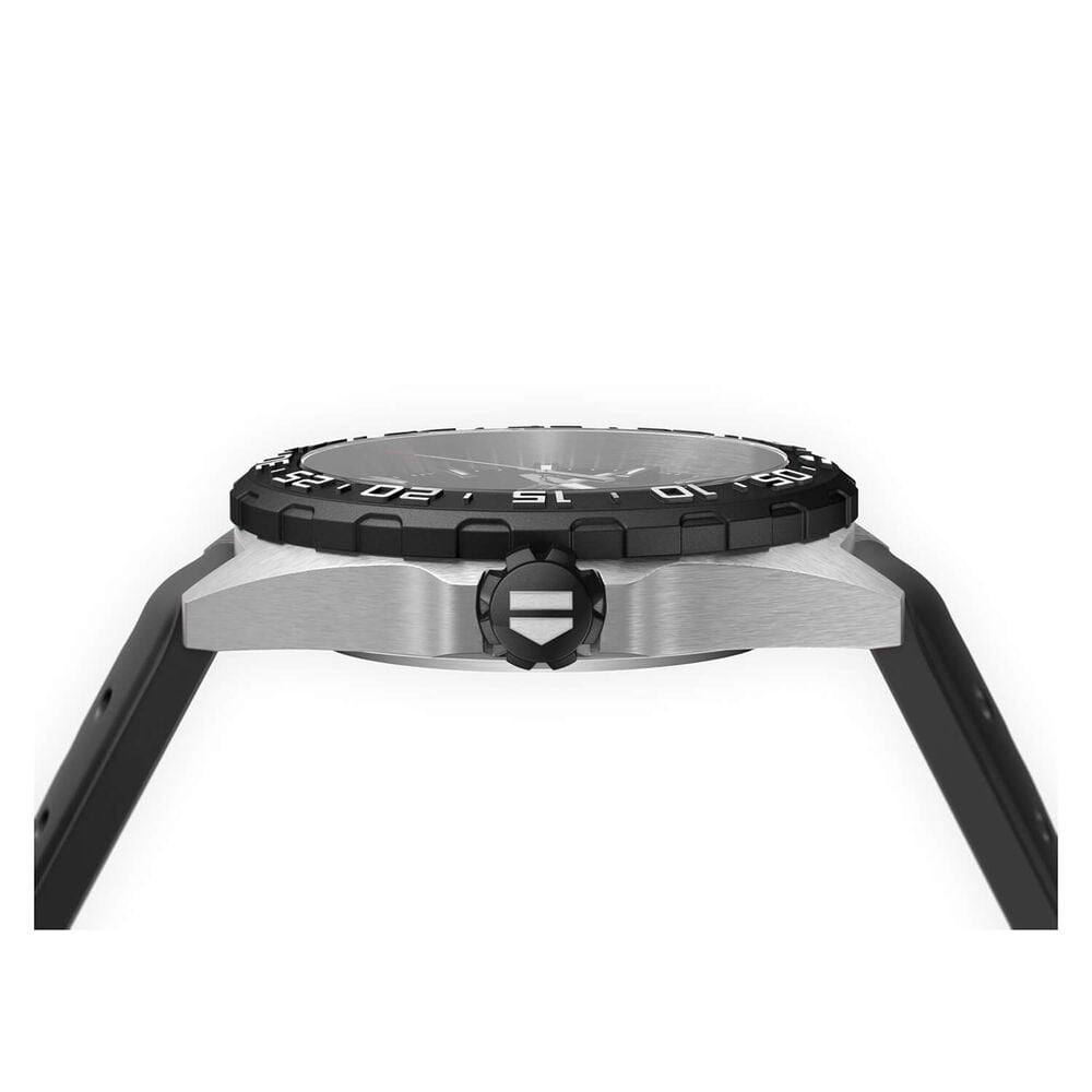 TAG Heuer Formula 1 Date 41mm Black Dial Rubber Strap Watch